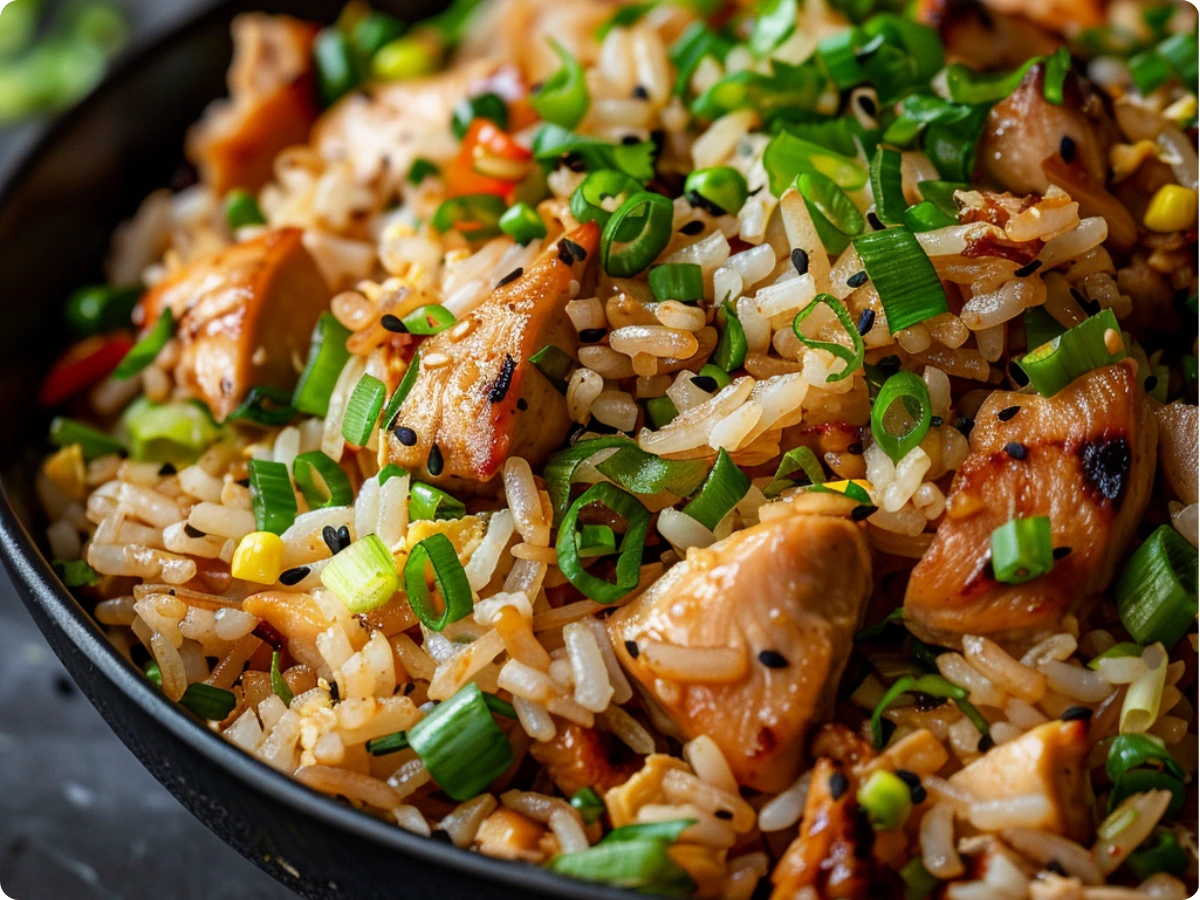 Blackstone chicken fried rice