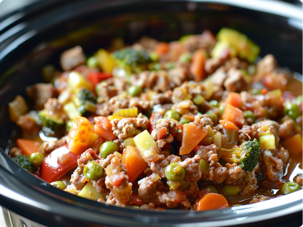 Easy Crockpot Dog Food