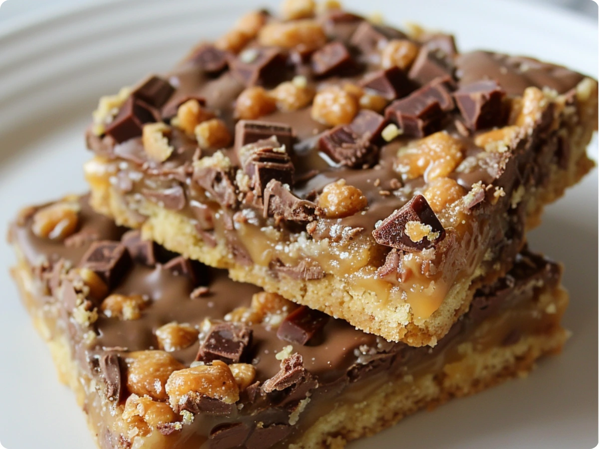 Cake Mix Toffee Bars