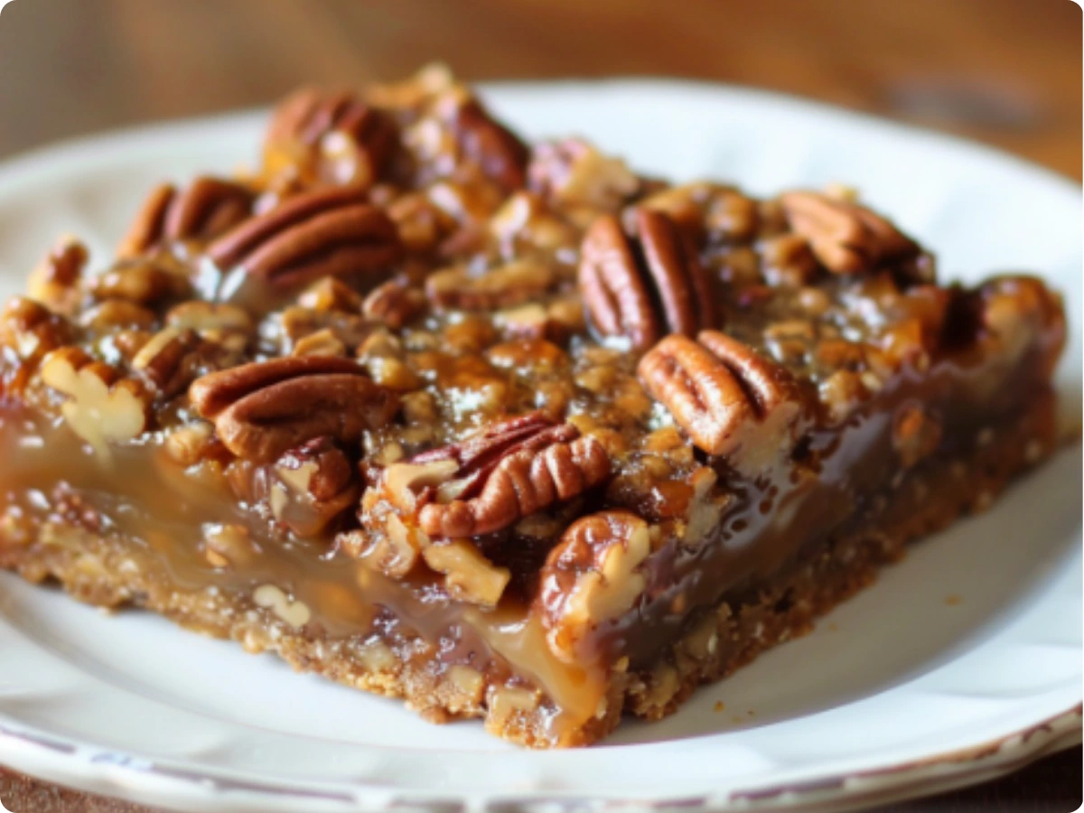 Caramel Pecan Dream Bars