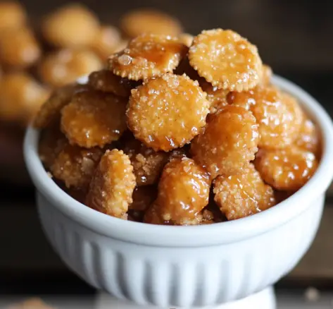 Caramel Crunch Oyster Crackers