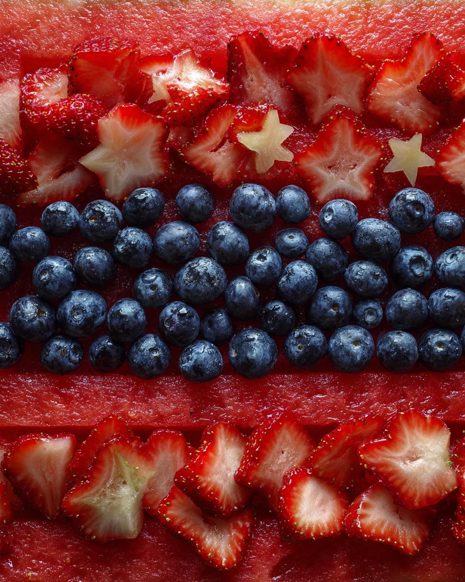 "Best 4th of July Fruit Platter Idea for a Stunning Patriotic Dessert" 8 4th of July Fruit Platter Idea - detail 3