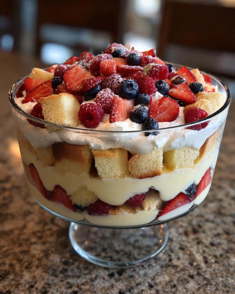 Angel Food Berry Trifle - detail 2