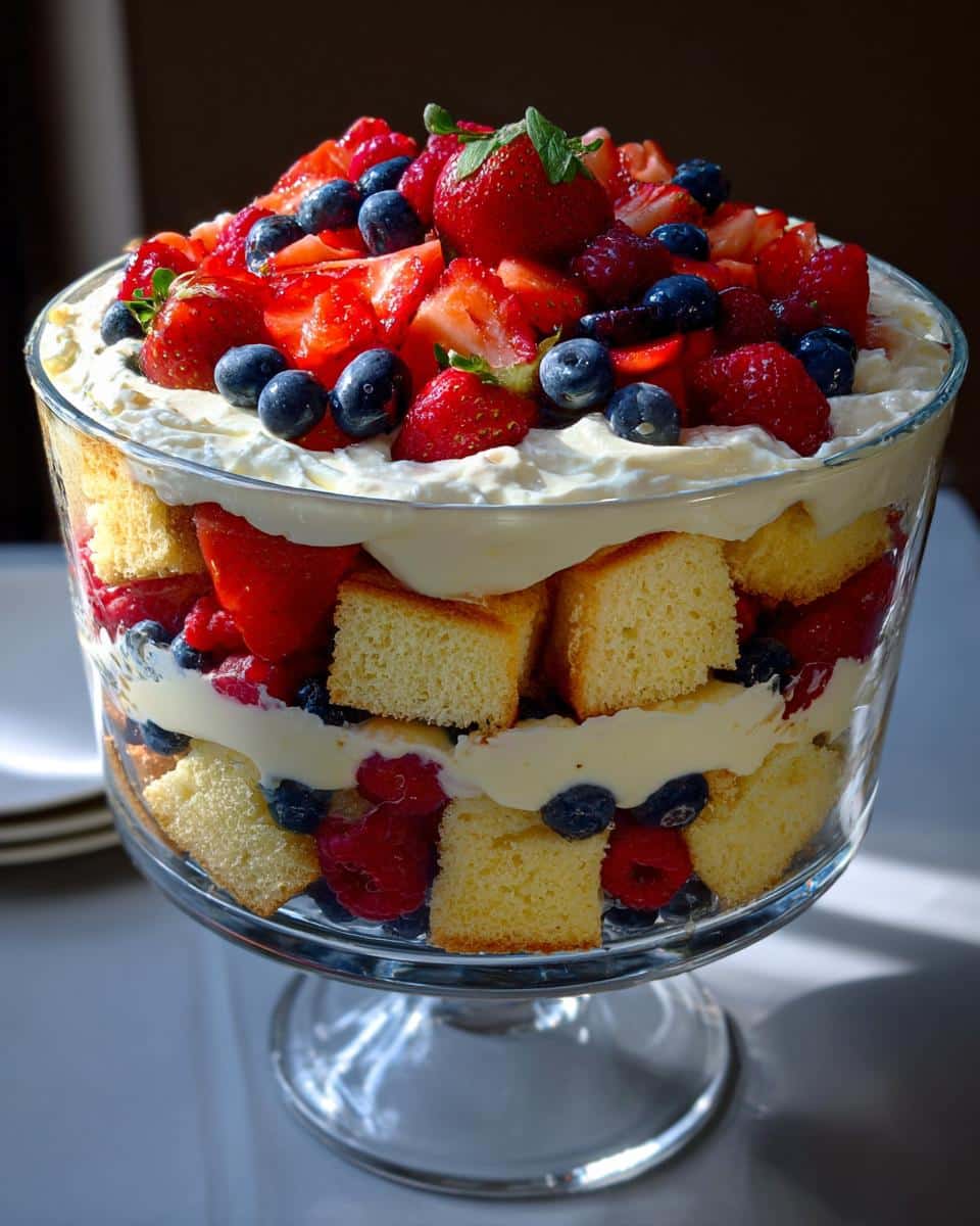 Angel Food Berry Trifle - detail 3