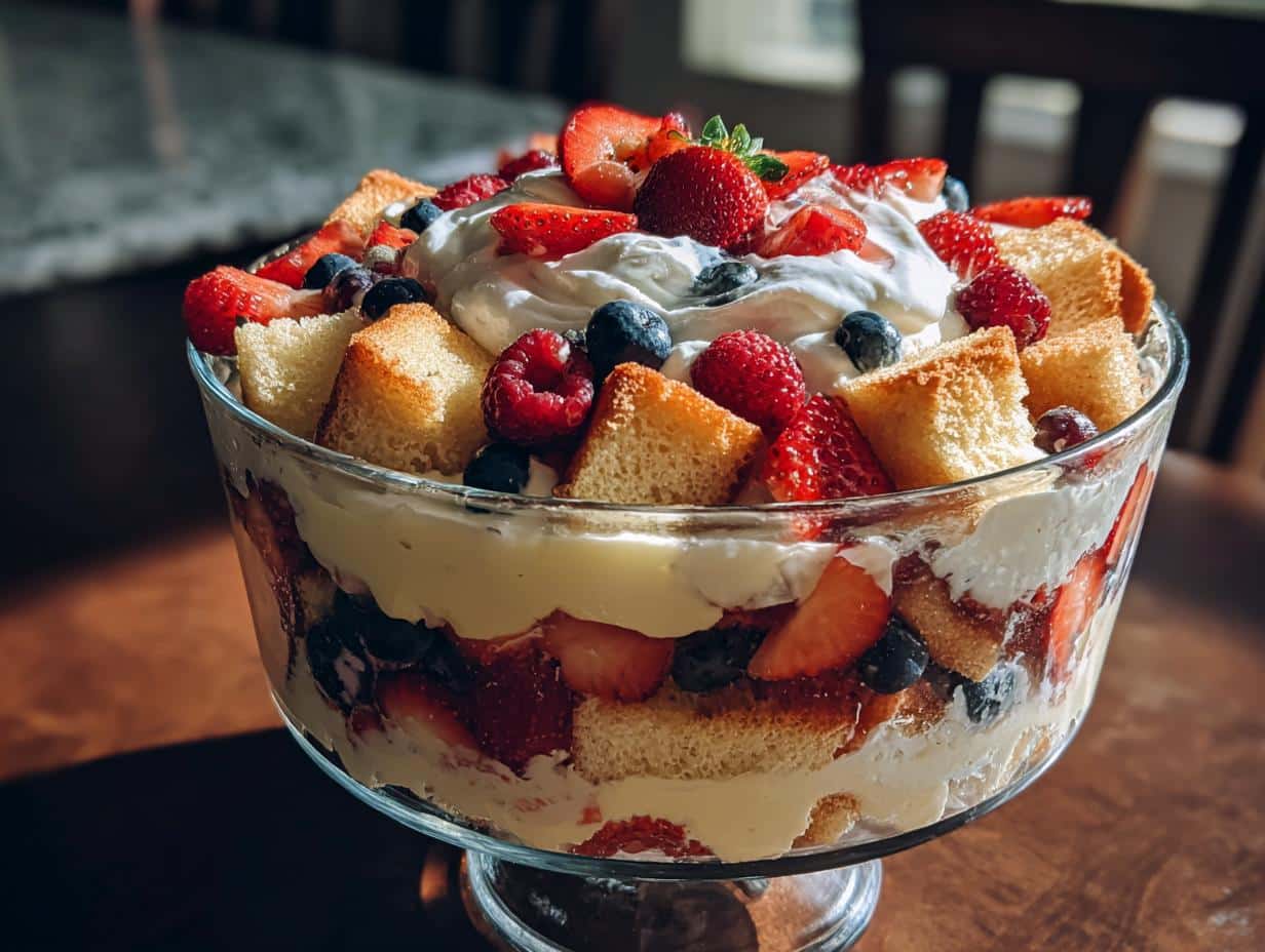 Angel Food Berry Trifle