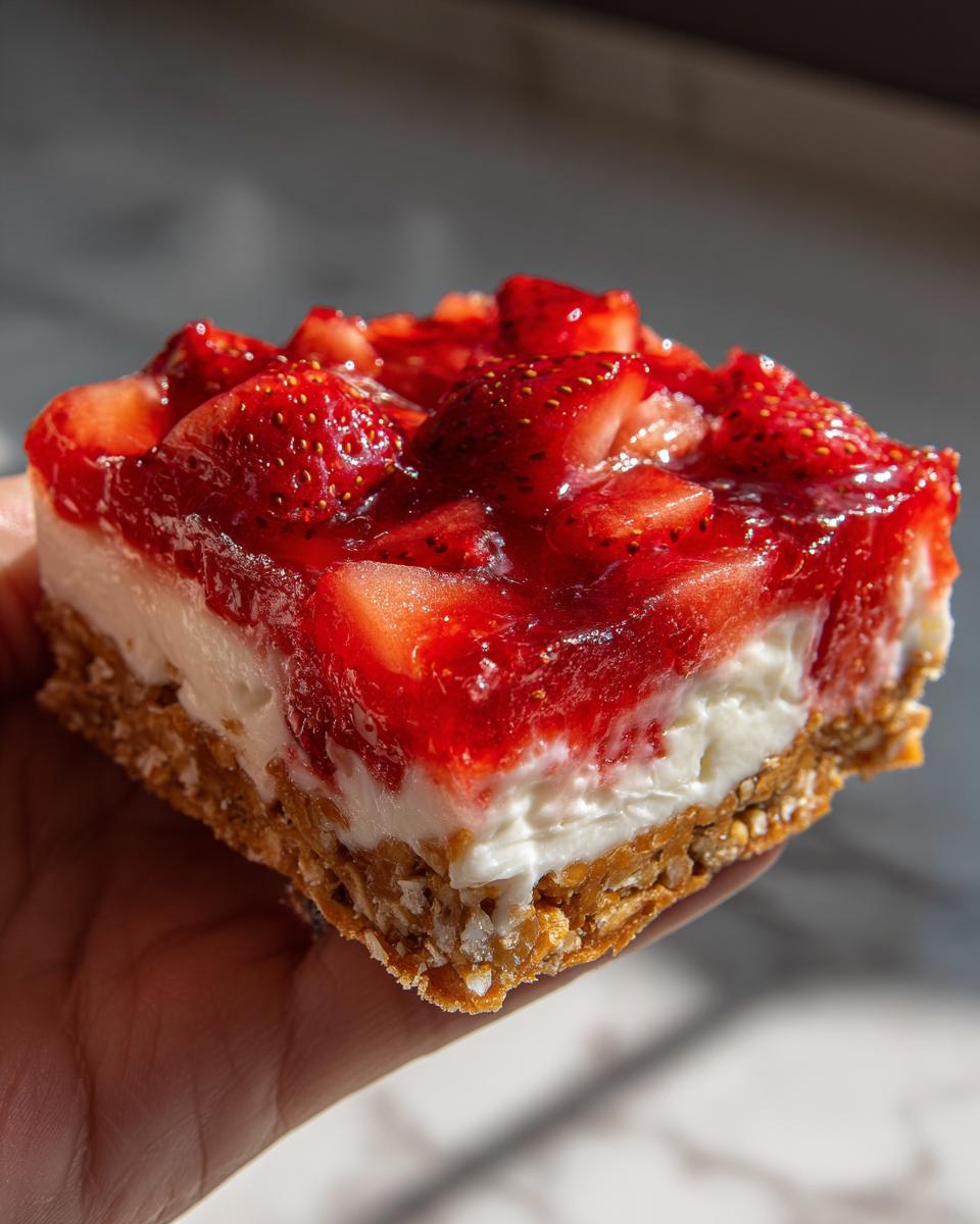 BEST Strawberry Pretzel Jello Salad Recipe - detail 4