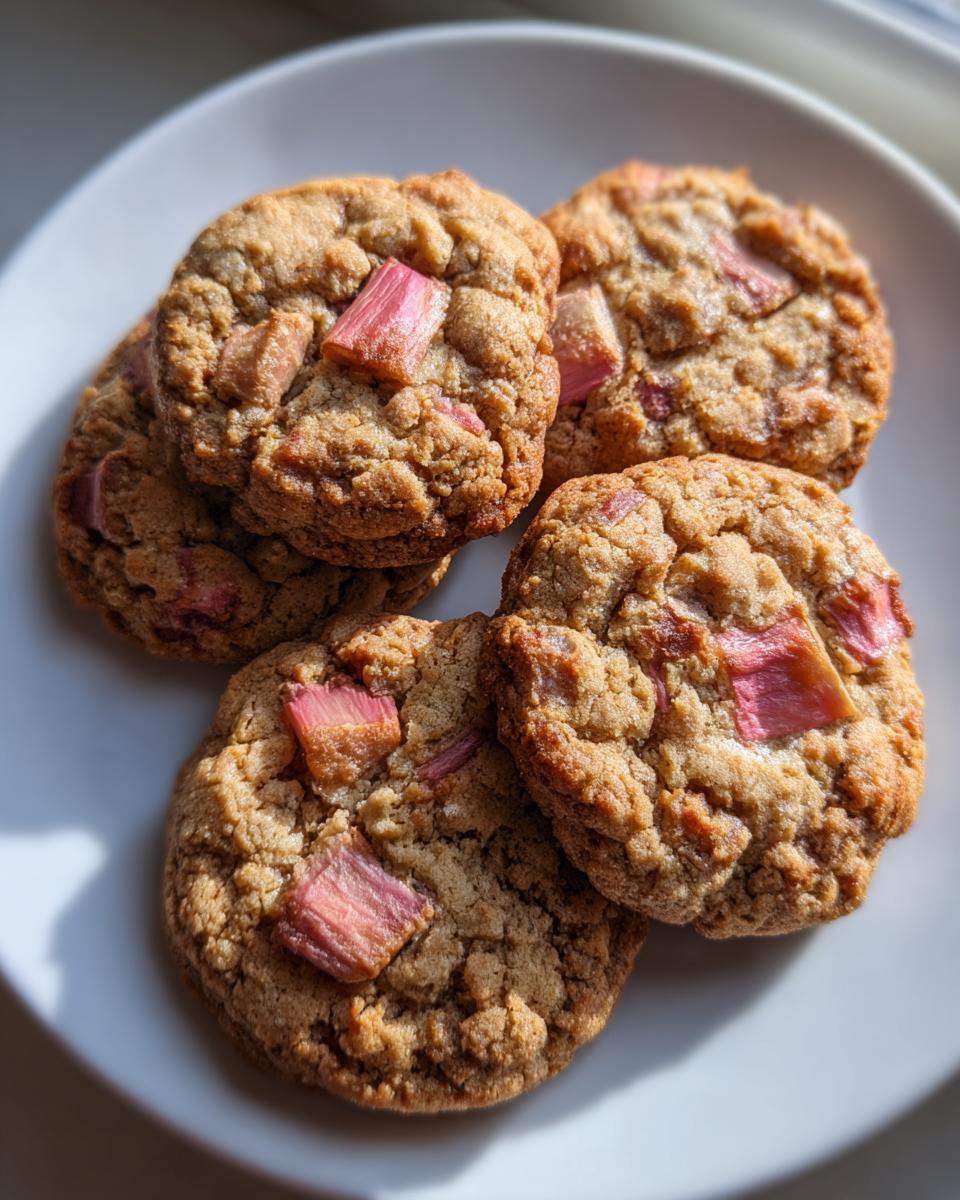 Irresistible Brown Sugar Rhubarb Cookies in 15 Minutes 6 Brown Sugar Rhubarb Cookies - detail 1