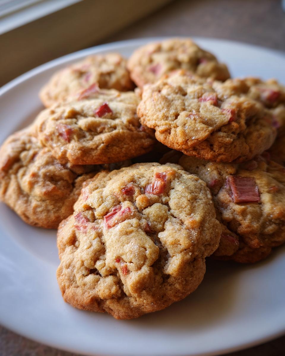Irresistible Brown Sugar Rhubarb Cookies in 15 Minutes 8 Brown Sugar Rhubarb Cookies - detail 3