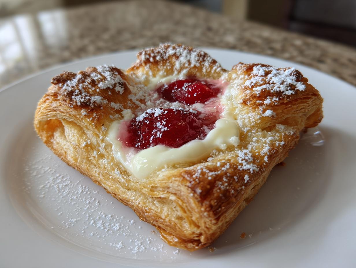 Cherry Cream Cheese Danish
