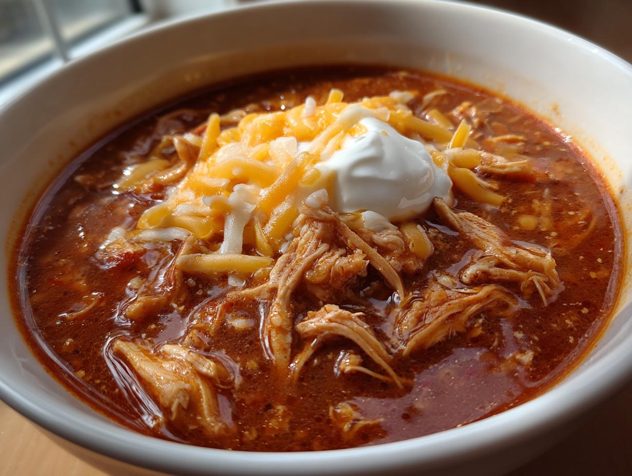 Creamy Chicken Enchilada Soup