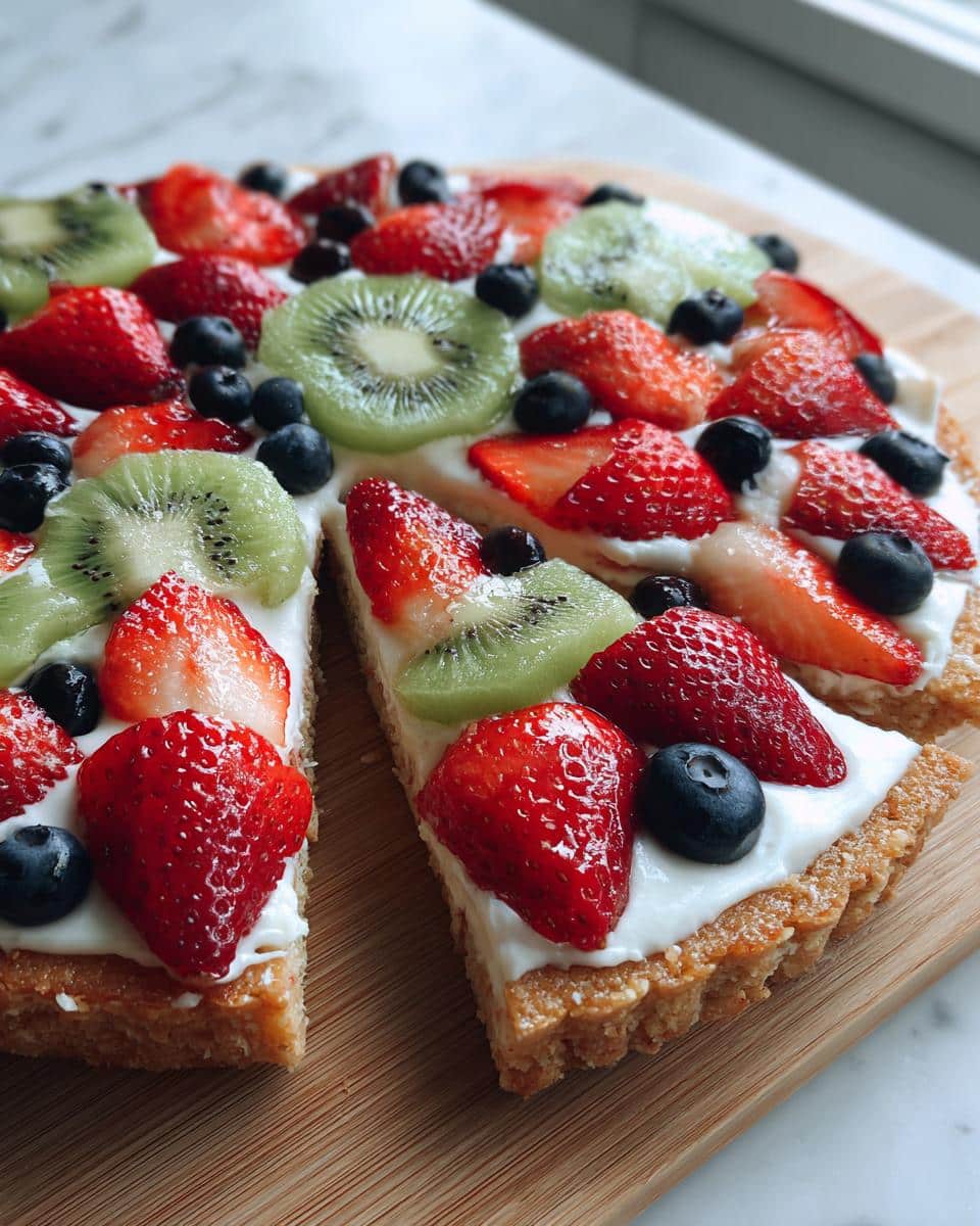 DIY EASY FRUIT PIZZA - detail 2
