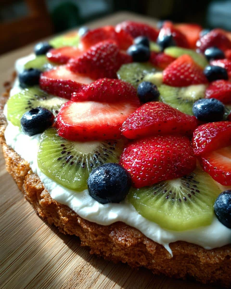 DIY EASY FRUIT PIZZA - detail 3