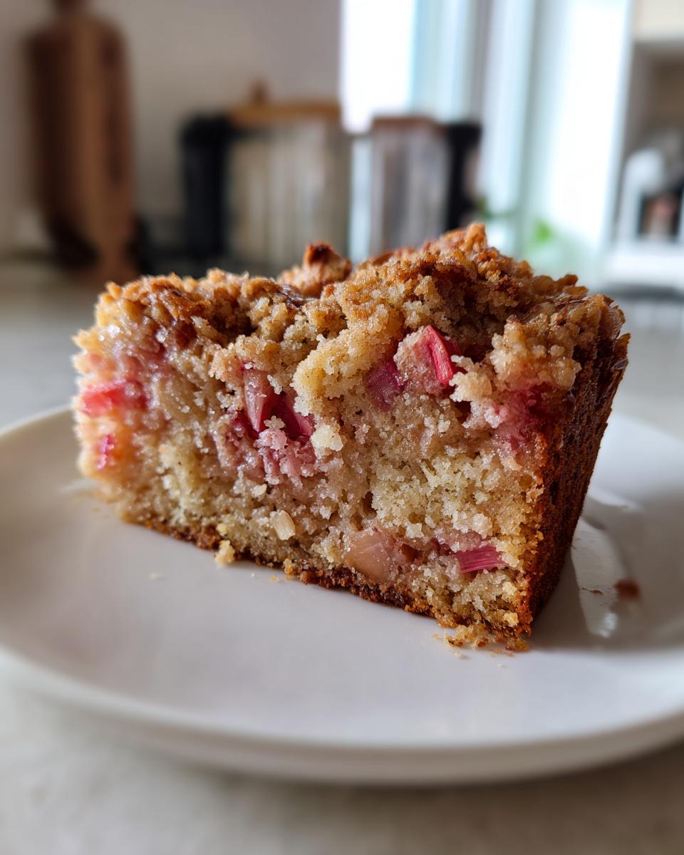 Easy Rhubarb Breakfast Cake! - detail 3