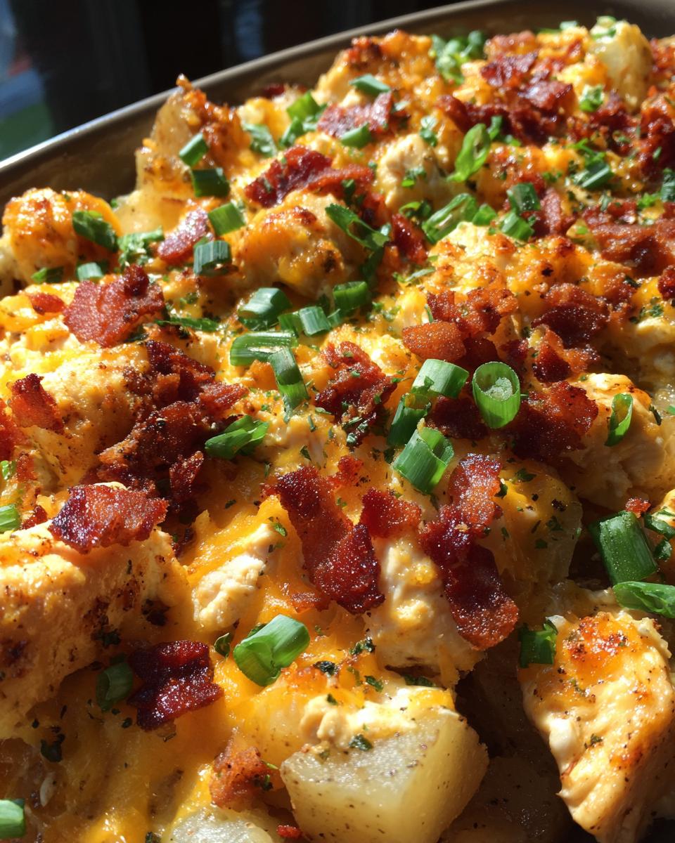 LOADED POTATO halal RANCH CHICKEN CASSEROLE - detail 1
