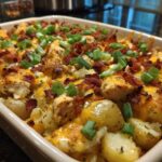 Irresistible Loaded Potato Ranch Chicken Casserole in 5 Steps 10 LOADED POTATO halal RANCH CHICKEN CASSEROLE