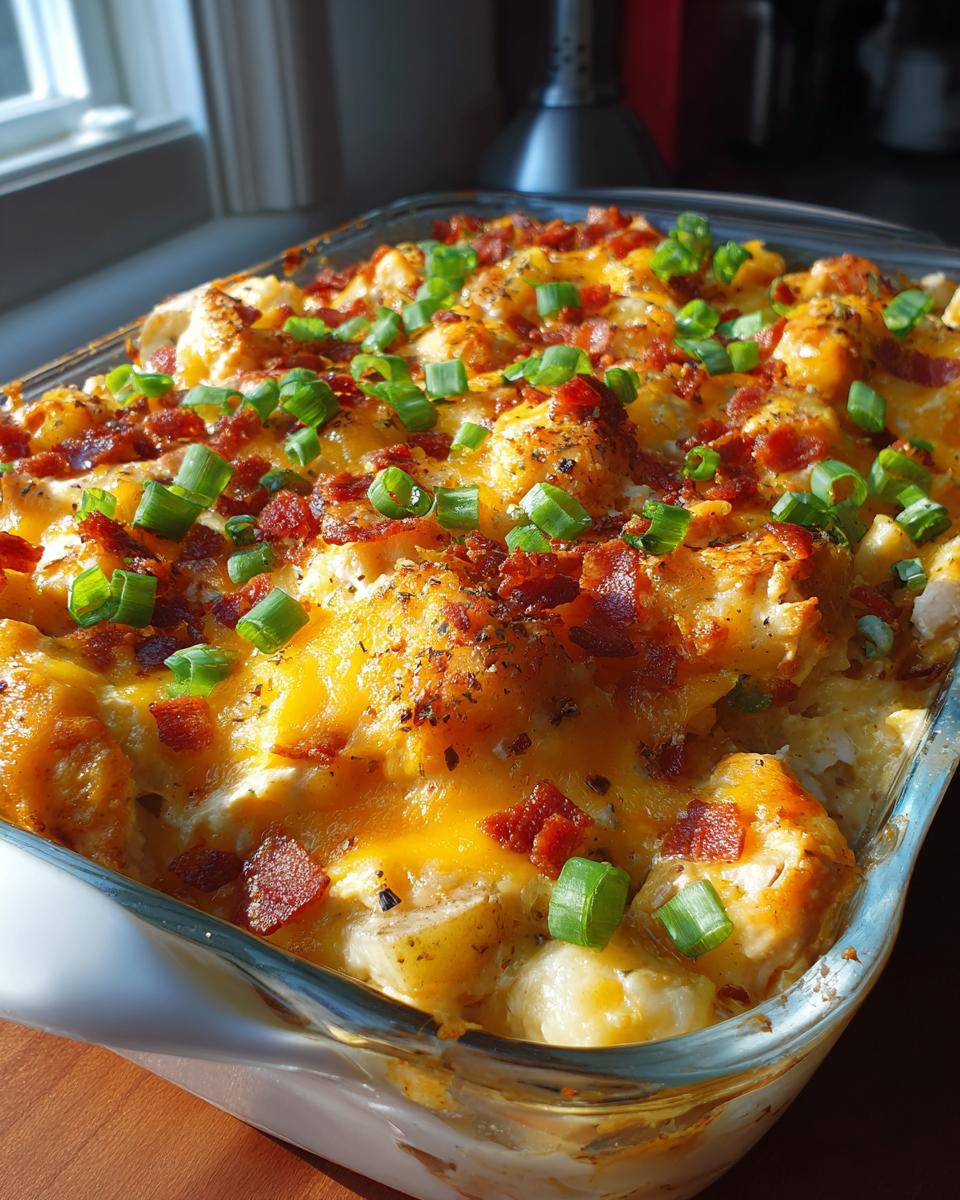 LOADED POTATO halal RANCH CHICKEN CASSEROLE - detail 2
