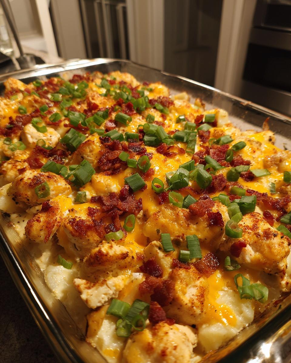 LOADED POTATO halal RANCH CHICKEN CASSEROLE - detail 3