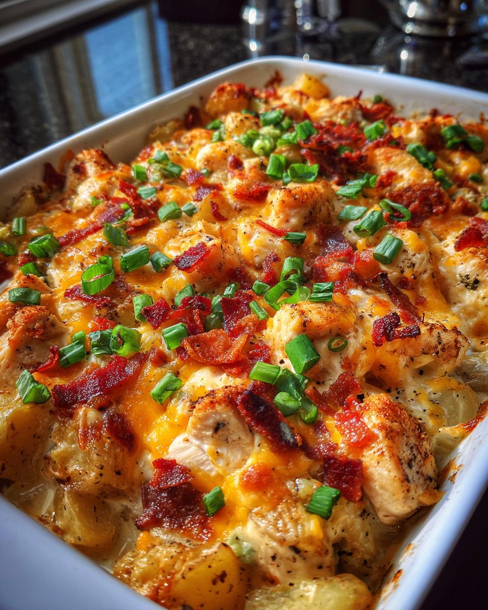 LOADED POTATO halal RANCH CHICKEN CASSEROLE - detail 4