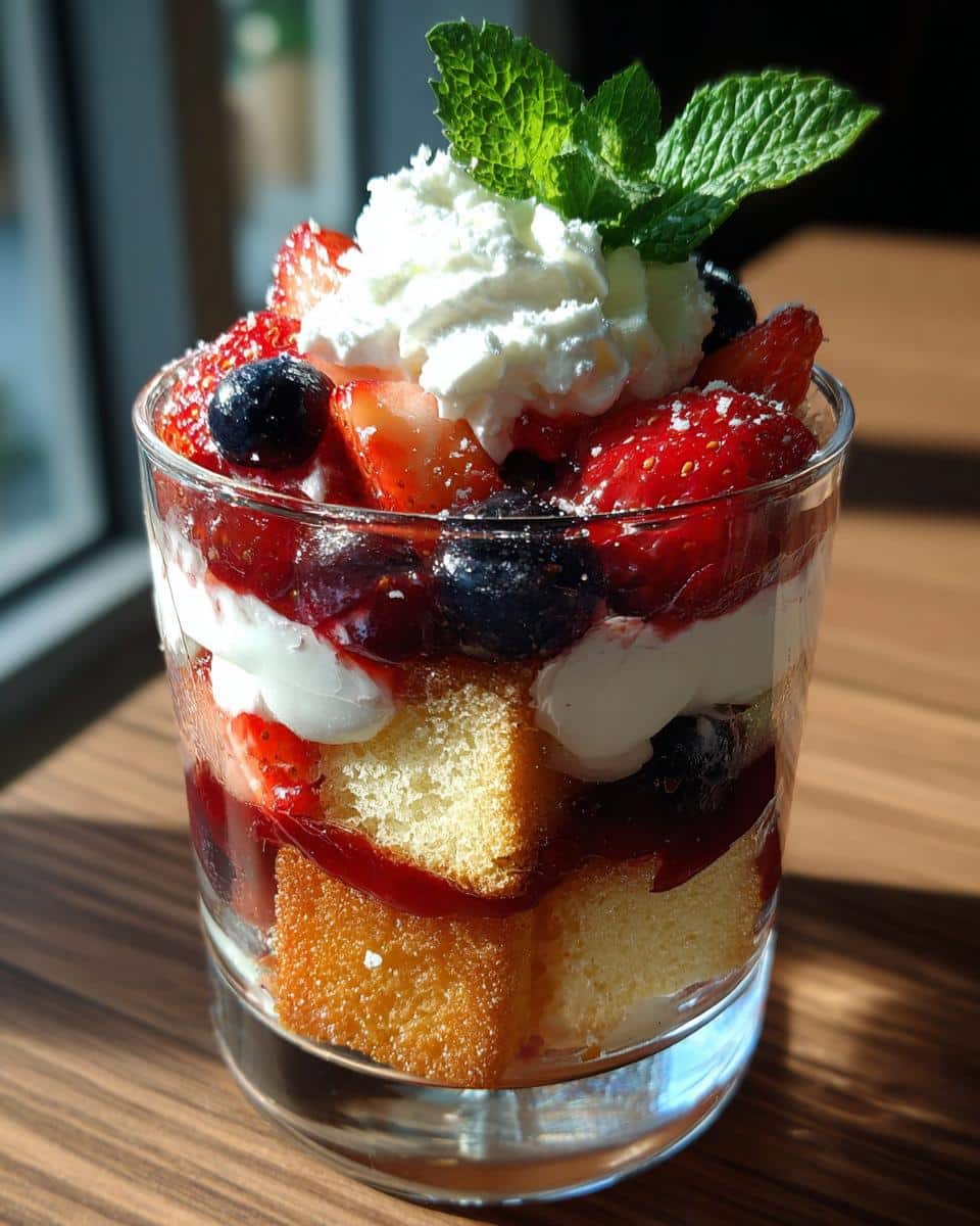 Mixed Berry Mini Trifles - detail 2