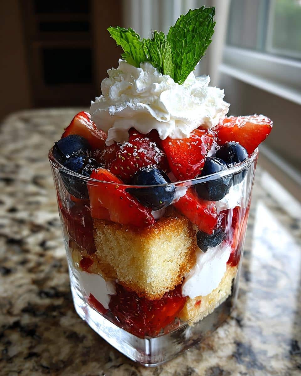 Mixed Berry Mini Trifles - detail 3