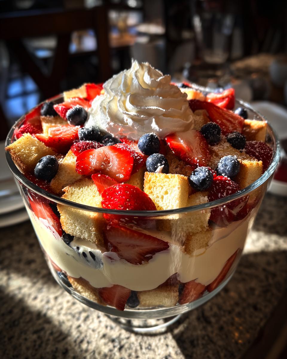No-Bake Strawberry Blueberry Trifle: Easy 20-Minute Bliss 6 No-Bake Strawberry Blueberry Trifle - detail 2