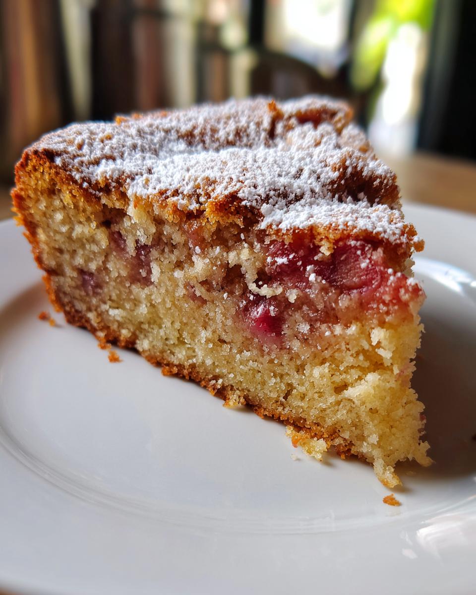 Oma's Rhubarb Cake Recipe - detail 1