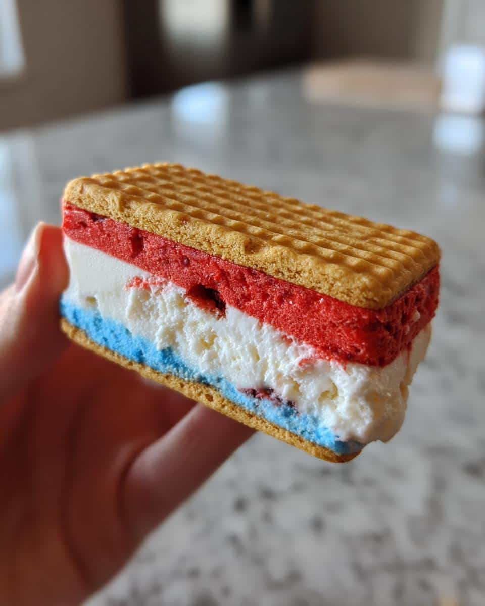 Patriotic Mini Ice Cream Sandwiches - detail 4