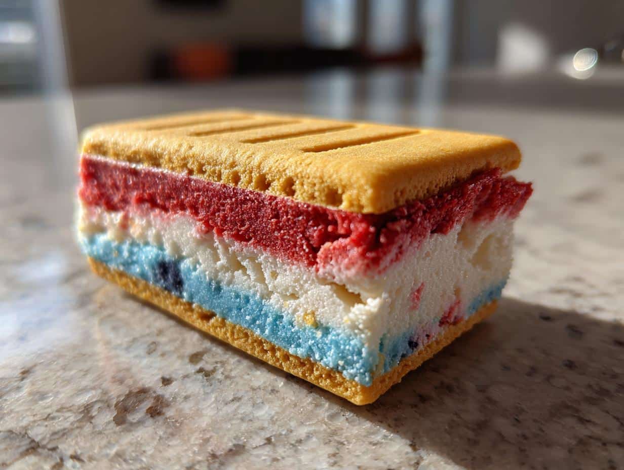 Patriotic Mini Ice Cream Sandwiches