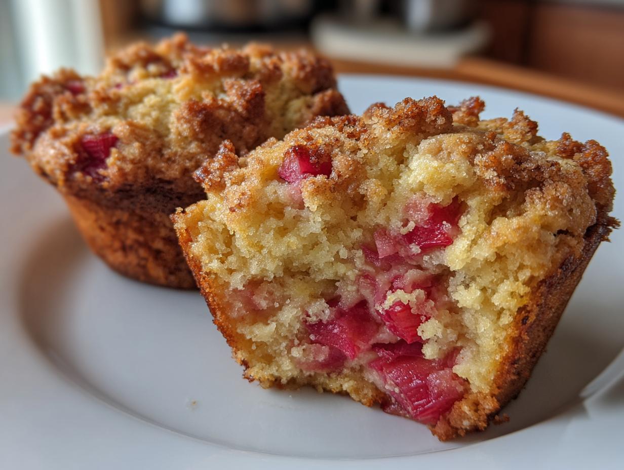 Rhubarb Muffins
