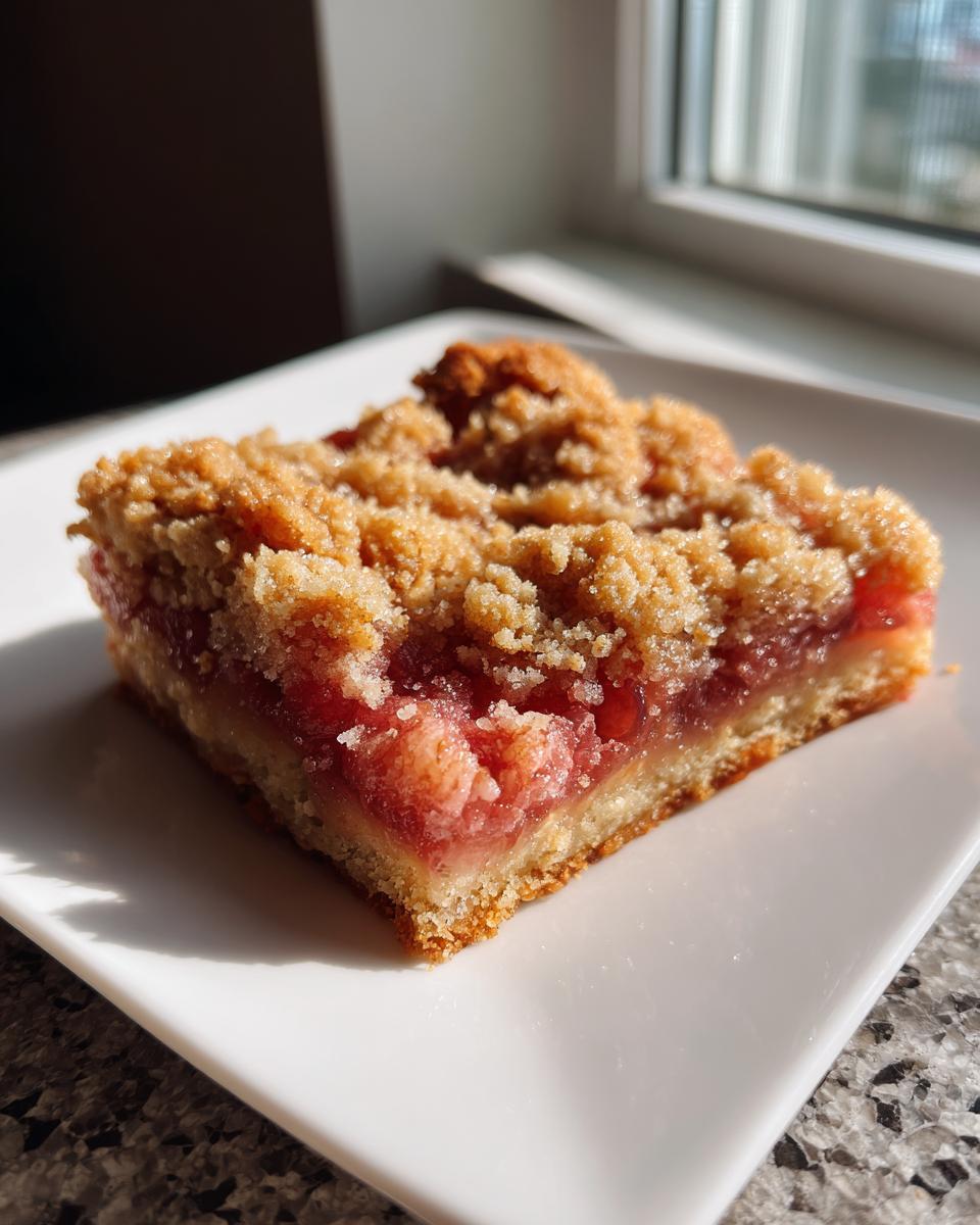 World’s BEST Rhubarb Bars – 1 Bite Will Hook You 7 World’s BEST Rhubarb Bars - detail 3