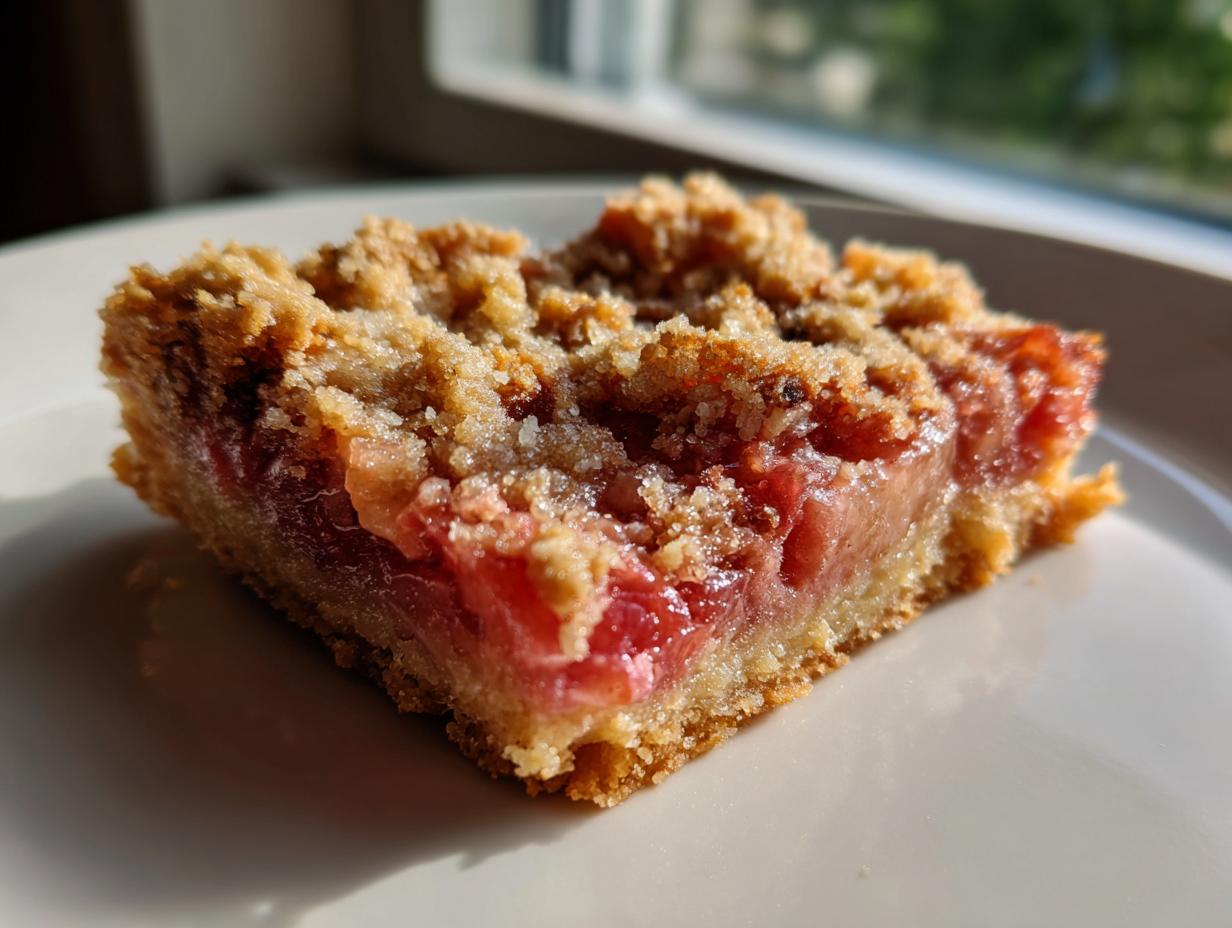 World’s BEST Rhubarb Bars
