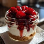 Irresistible 5-Star Cherry Cheesecake Dessert Jars 6 cherry cheesecake dessert jars