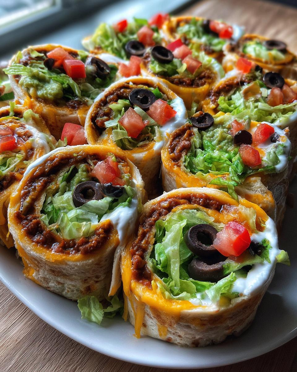 7-Layer Dip Tortilla Pinwheels - detail 1