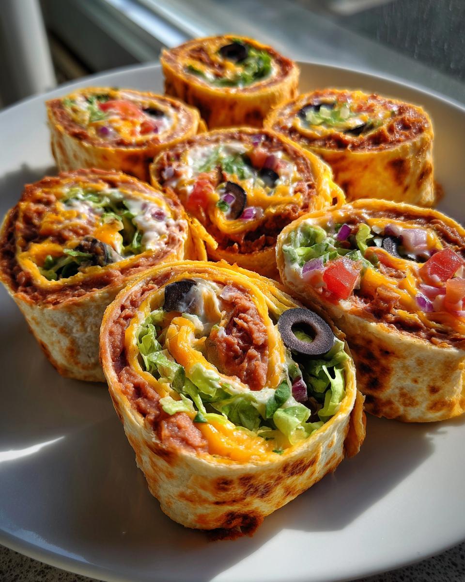 7-Layer Dip Tortilla Pinwheels - detail 2