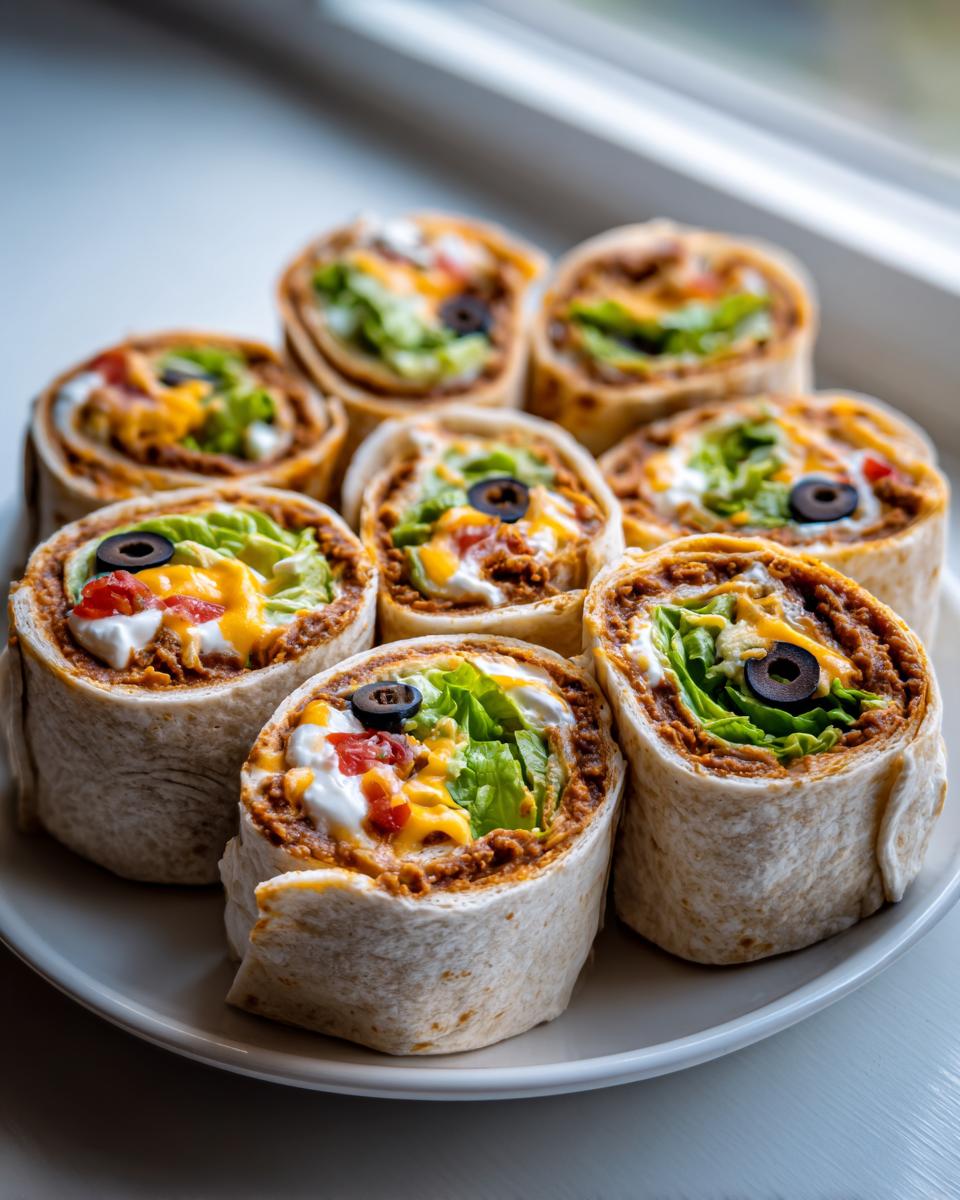 7-Layer Dip Tortilla Pinwheels - detail 4