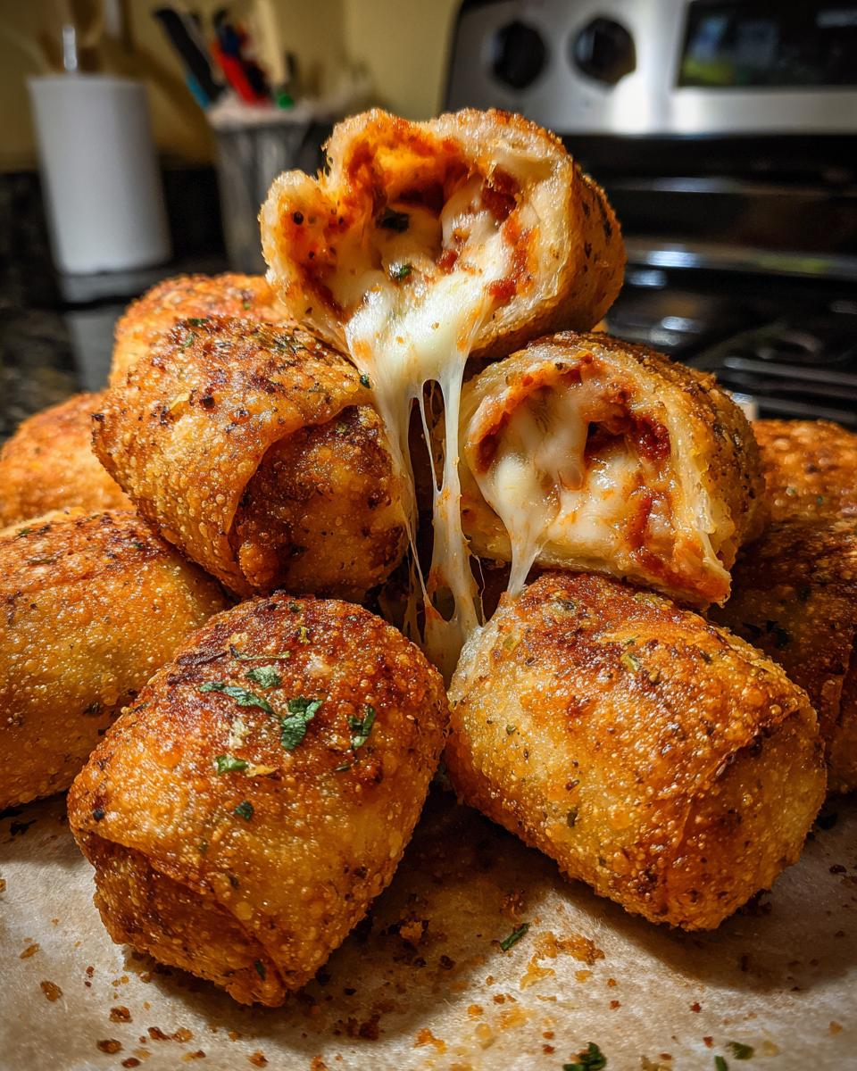 Crispy Air Fryer Pizza Rolls Ready in Just 10 Minutes 6 AIR FRYER PIZZA ROLLS - detail 1