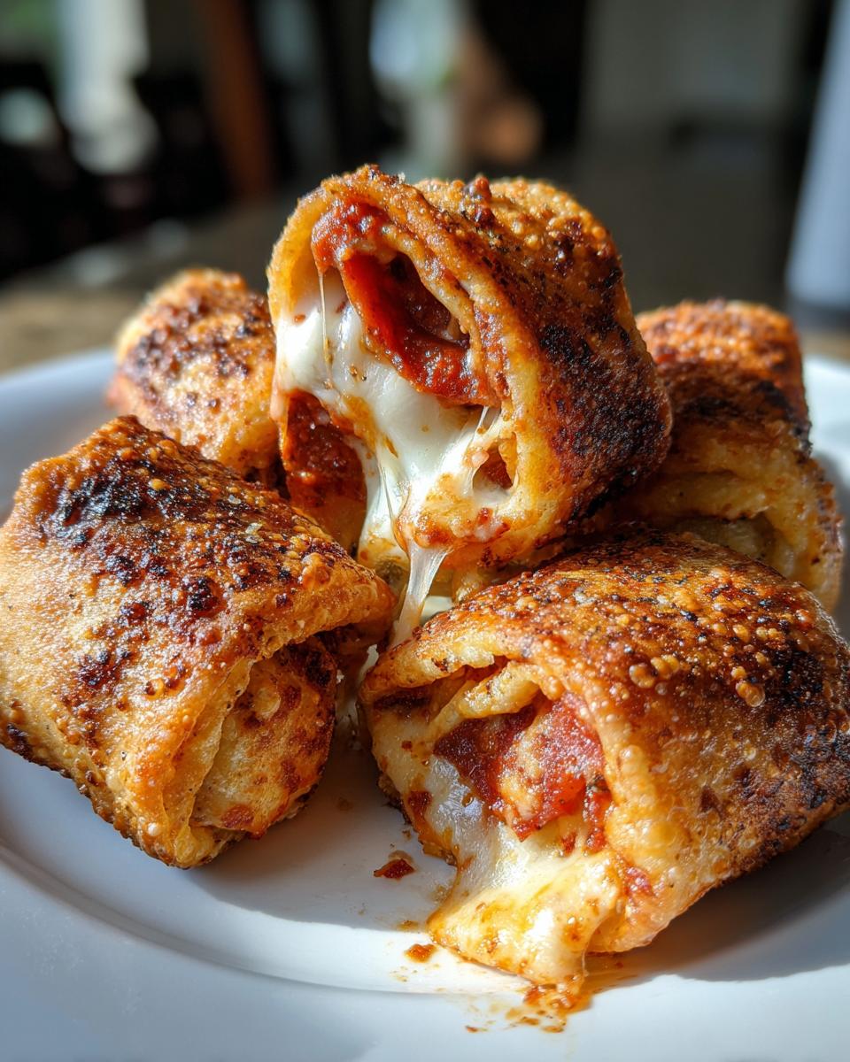 Crispy Air Fryer Pizza Rolls Ready in Just 10 Minutes 7 AIR FRYER PIZZA ROLLS - detail 2
