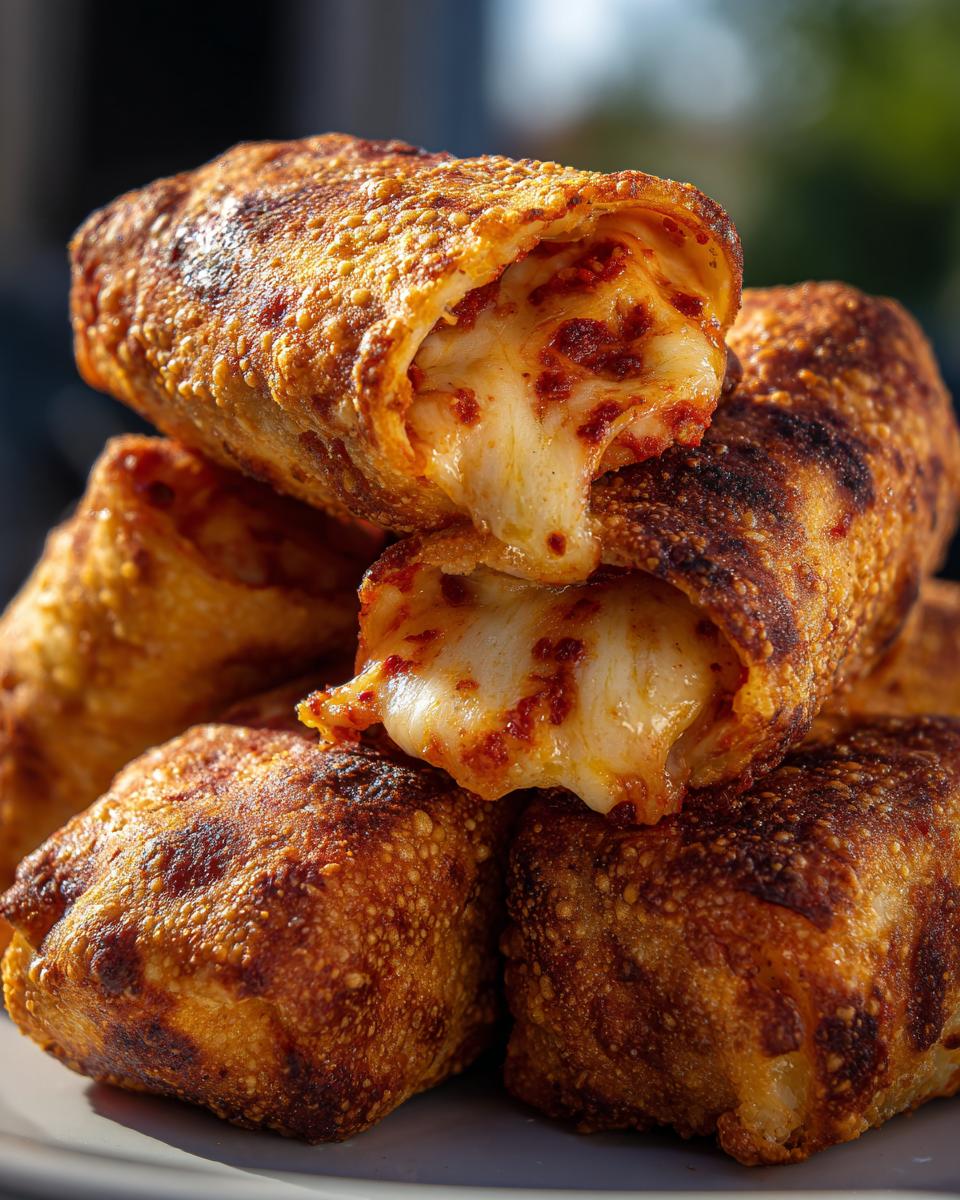 Crispy Air Fryer Pizza Rolls Ready in Just 10 Minutes 9 AIR FRYER PIZZA ROLLS - detail 4
