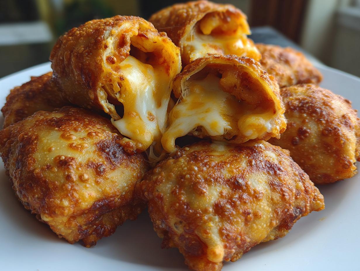 AIR FRYER PIZZA ROLLS