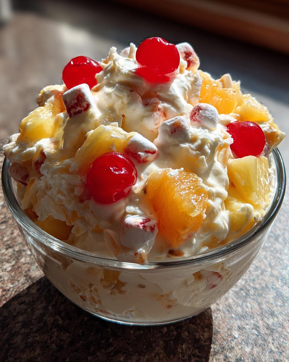 Dreamy 15-Minute Ambrosia Salad Recipe for Perfect Potlucks 7 Ambrosia Salad - detail 2