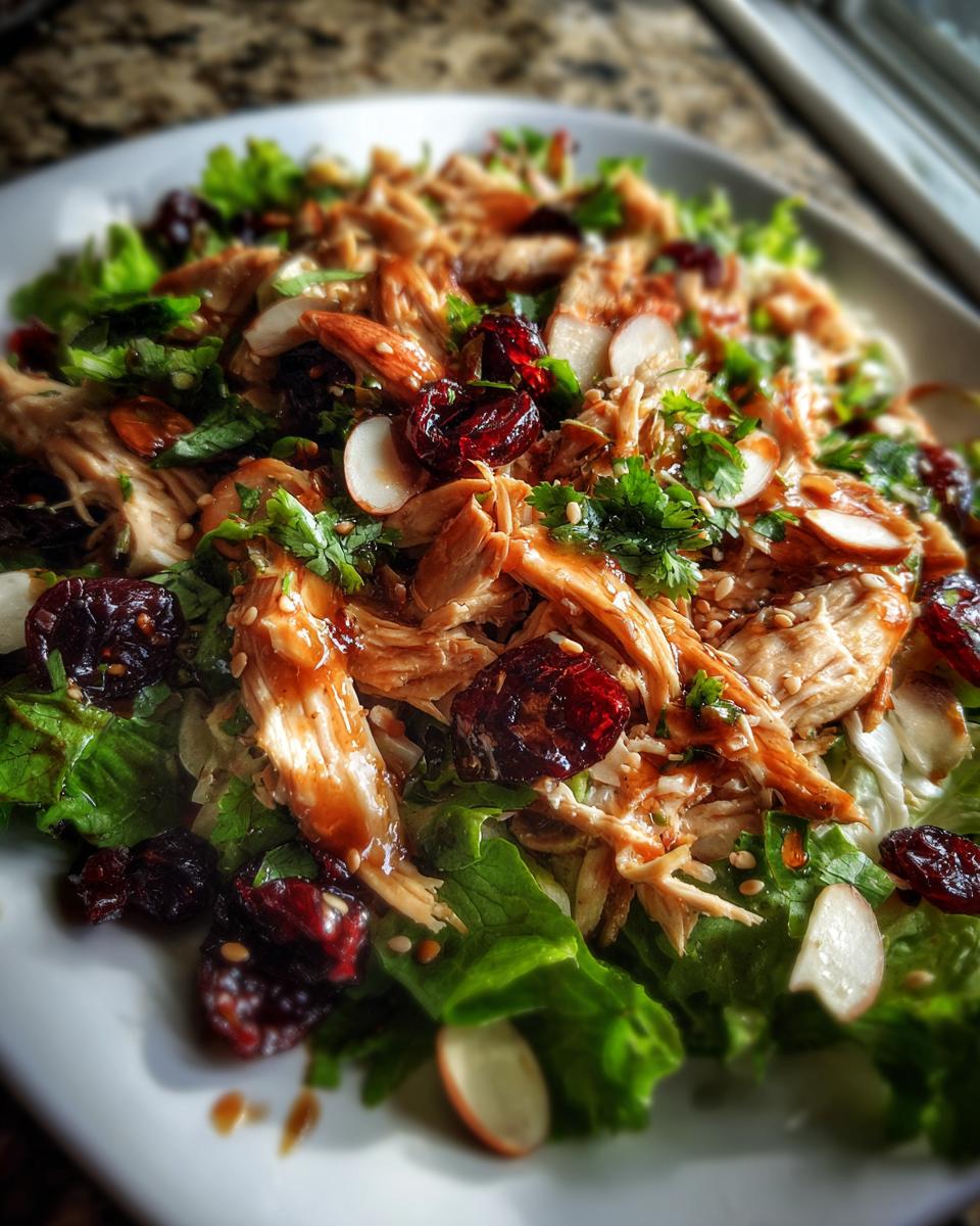Irresistible 10-Minute Asian Chicken Cranberry Salad Bliss 6 Asian Chicken Cranberry Salad - detail 1