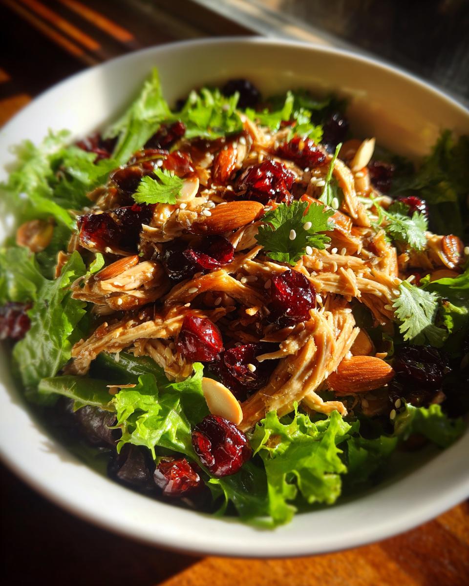 Irresistible 10-Minute Asian Chicken Cranberry Salad Bliss 8 Asian Chicken Cranberry Salad - detail 3