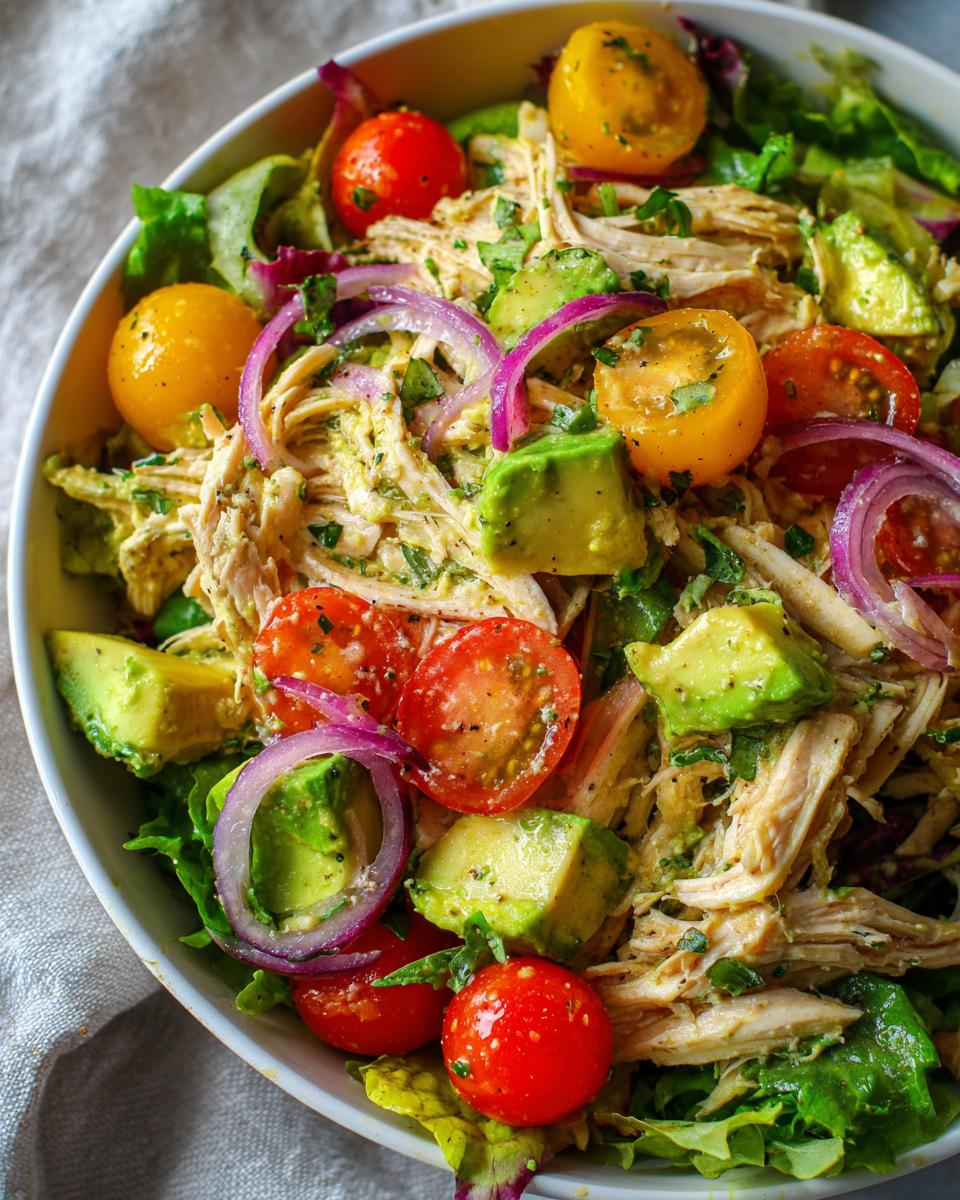 Refreshing 15-Minute Avocado Chicken Salad with Lemon Vinaigrette 6 Avocado Chicken Salad with Lemon Vinaigrette - detail 1