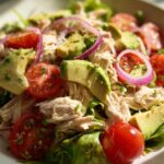 Refreshing 15-Minute Avocado Chicken Salad with Lemon Vinaigrette 10 Avocado Chicken Salad with Lemon Vinaigrette