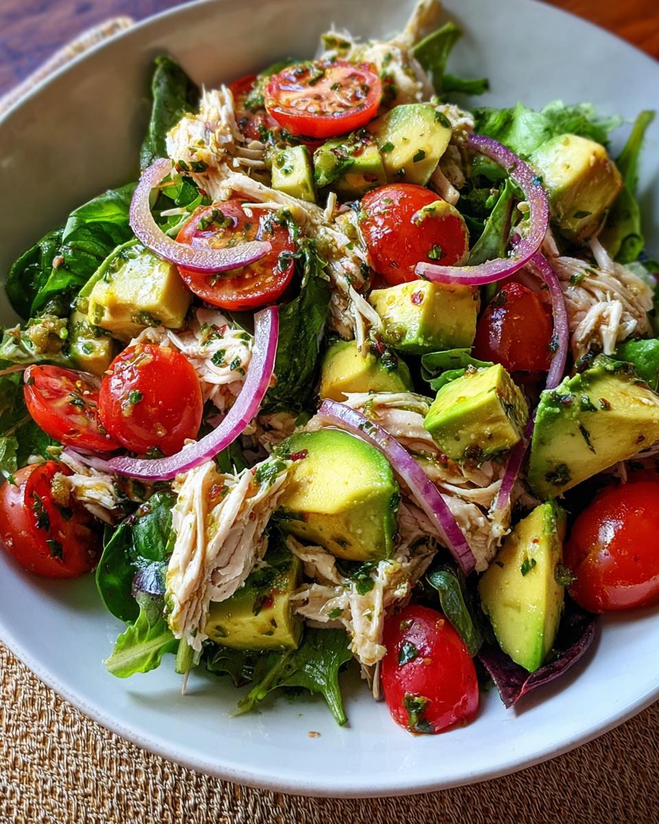 Refreshing 15-Minute Avocado Chicken Salad with Lemon Vinaigrette 7 Avocado Chicken Salad with Lemon Vinaigrette - detail 2