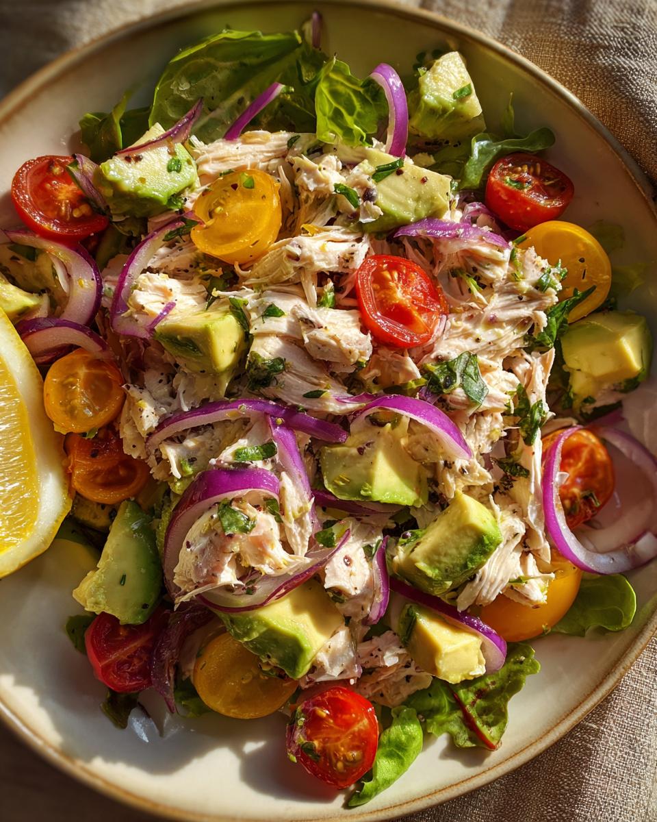 Refreshing 15-Minute Avocado Chicken Salad with Lemon Vinaigrette 8 Avocado Chicken Salad with Lemon Vinaigrette - detail 3