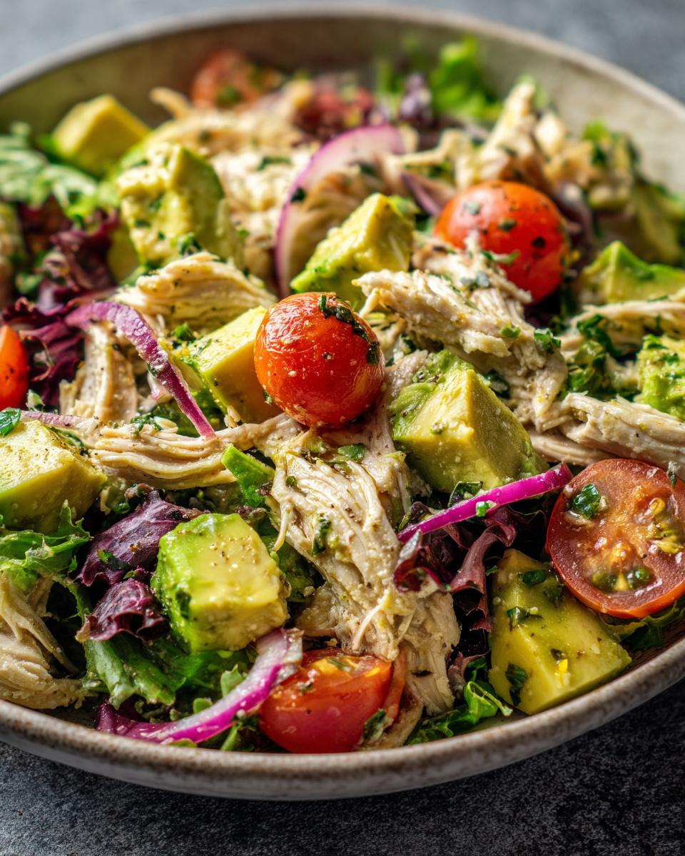 Refreshing 15-Minute Avocado Chicken Salad with Lemon Vinaigrette 9 Avocado Chicken Salad with Lemon Vinaigrette - detail 4