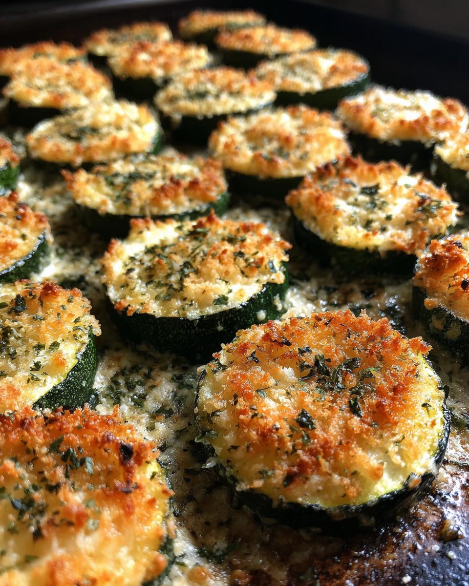 5-Ingredient Baked Parmesan Zucchini - Irresistibly Crispy Delight 4 BAKED PARMESAN ZUCCHINI - detail 1