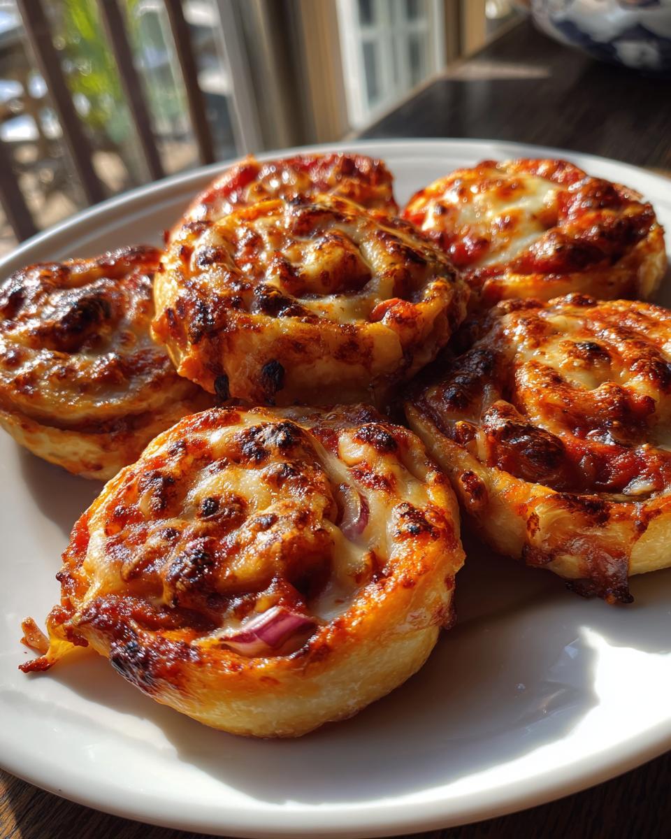 BBQ Chicken Pizza Pinwheels - detail 2