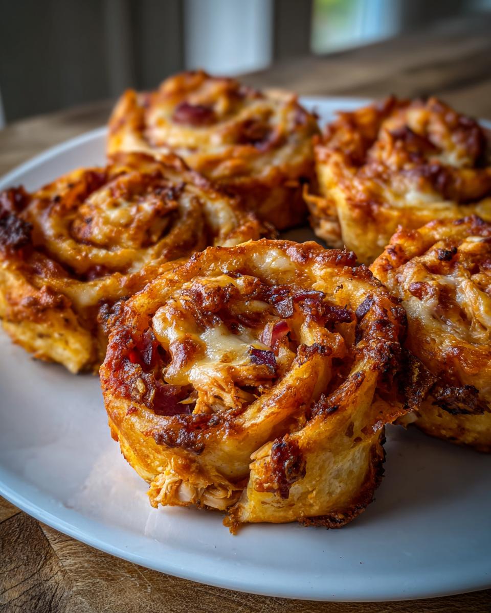 BBQ Chicken Pizza Pinwheels - detail 4